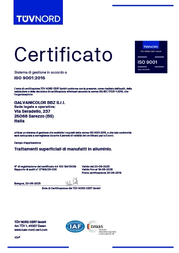 Trattamenti galvanici Brescia